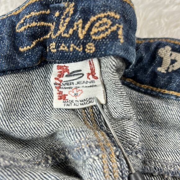 Silver Jeans Dee whiskered bermuda shorts, size 30 - Picture 9 of 10